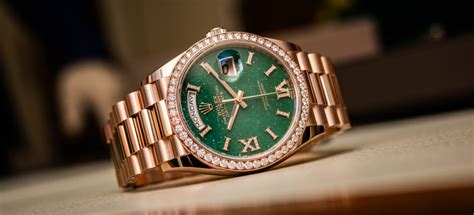 rolex day date 36 green aventurine